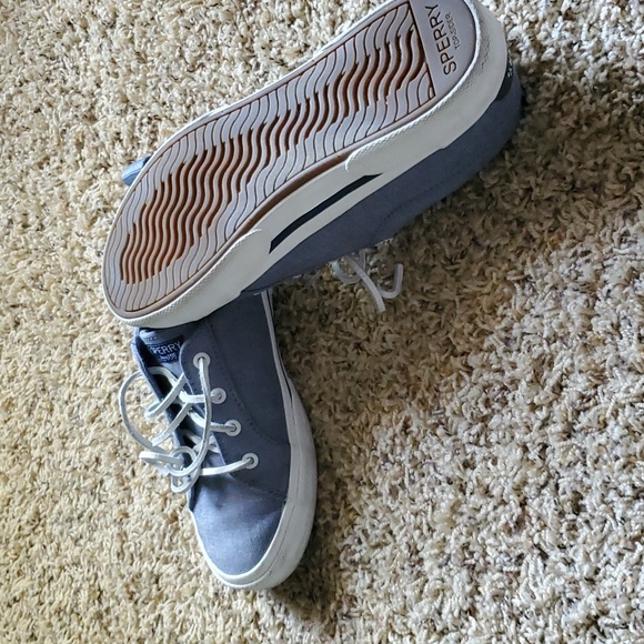 Sperry Blue Shoes, Size 7, Gently Used - Picture 3 of 3